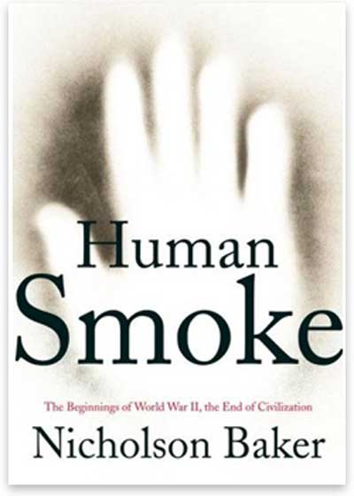 human smoke book cover nicholson baker author