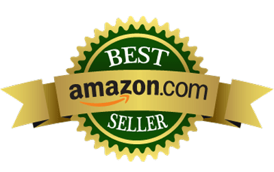 amazon bestseller logo medallion ribbon gold and green via @servetolead.com