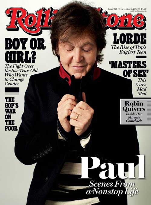 rolling stone magazine cover paul mccartney color