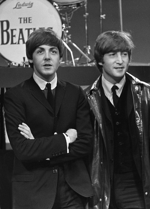 lennon mccartney black and white