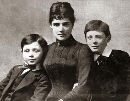 jenny_jerome_churchill_with_young_winston_and_jack_ via servetolead.com