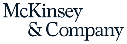 mckinsey and company logo blue on white via servetolead.com