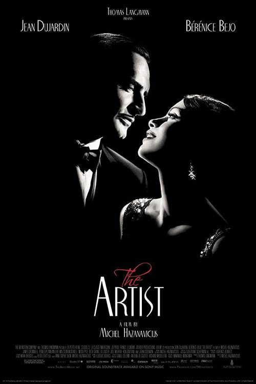 the_artist_film_poster_black_and_white_profiles